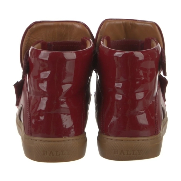 Bally Patent Leather Printed Sneakers (UNISEX) US Men's 7 Women's US 8.5 - Picture 4 of 5